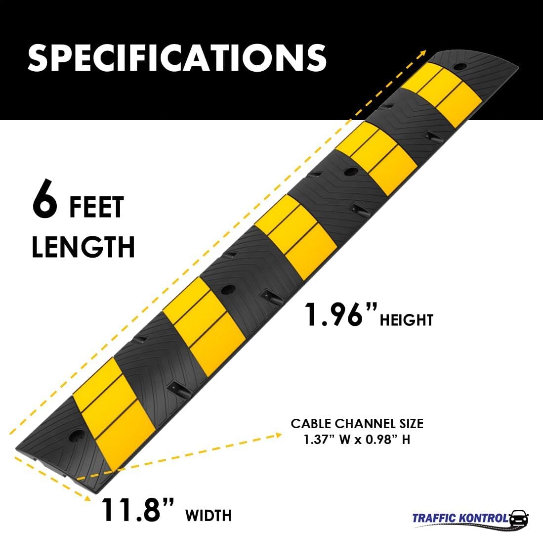 buy heavy duty rubber speed bump,should I buy rubber speed bump,heavy duty speed bump pros cons,modular traffic hump worth it,best speed bump for driveway unboxing and complete package contents