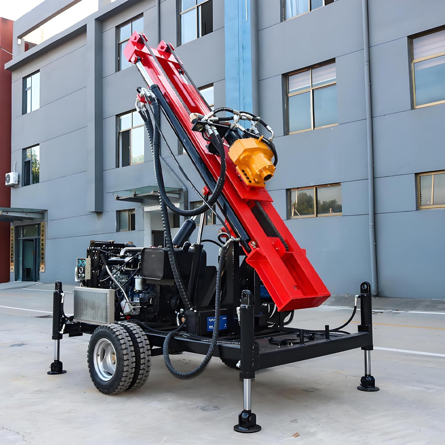 buy hydraulic water well drilling rig,hydraulic well drilling rig worth buying,best compact borehole drilling machine,portable well drilling rig pros cons,should I buy a hydraulic drilling rig,hydraulic vs manual water well drill unboxing and complete package contents