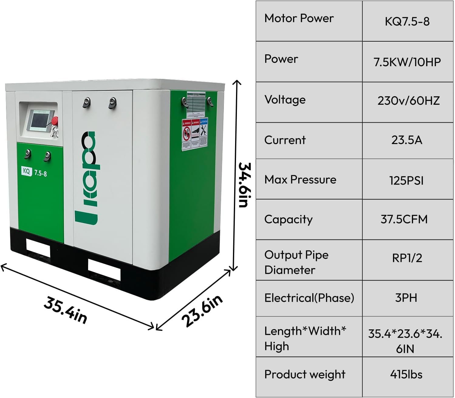 buy kapa 10hp rotary screw air compressor,kapa 10hp screw air compressor pros cons,should i buy kapa industrial air compressor,kapa screw compressor vs piston,best 10hp screw air compressor for auto repair,kapa 7.5kw rotary screw compressor worth buying unboxing and complete package contents