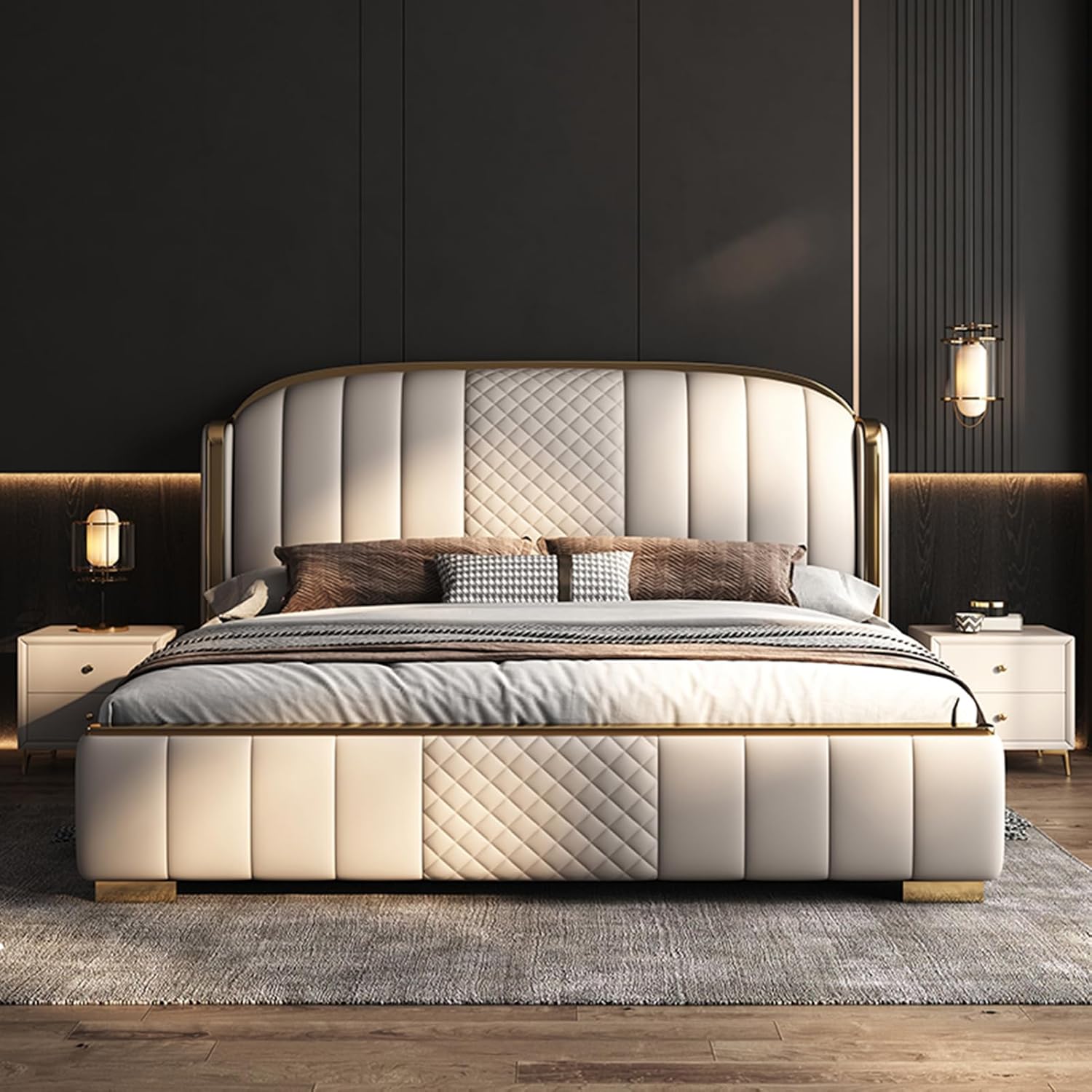 buy king size leather platform bed,king size leather bed worth buying,king size platform bed pros cons,leather upholstered bed vs alternatives,should I buy a leather storage bed,best king size bed with storage - detailed features and technical specifications