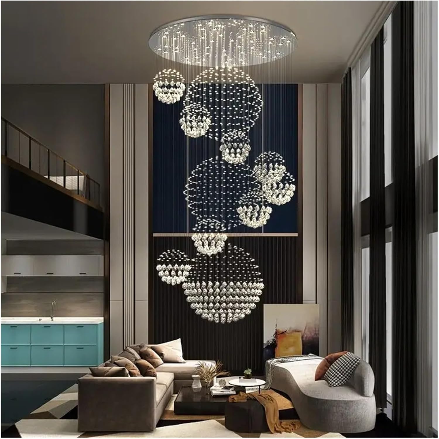 buy luxury duplex crystal chandelier,luxury duplex chandelier worth buying,best modern minimalist villa lighting,crystal chandelier pros and cons,duplex stairwell lighting options,should I buy a duplex crystal chandelier - detailed features and technical specifications