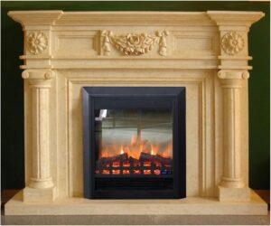 Image 1 of buy marble electric fireplace insert