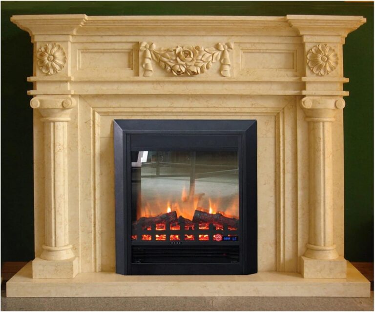 Image 1 of buy marble electric fireplace insert