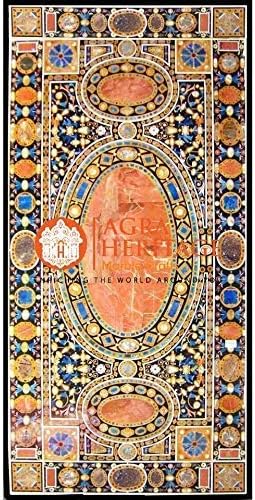 Image 1 of buy marble inlay dining table