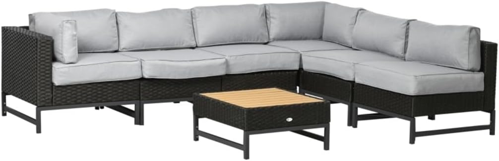 buy outdoor patio furniture set,outdoor sectional worth buying,patio furniture set pros cons,best 7 piece patio set,outdoor sectional vs alternatives,should I buy rattan sectional - detailed features and technical specifications