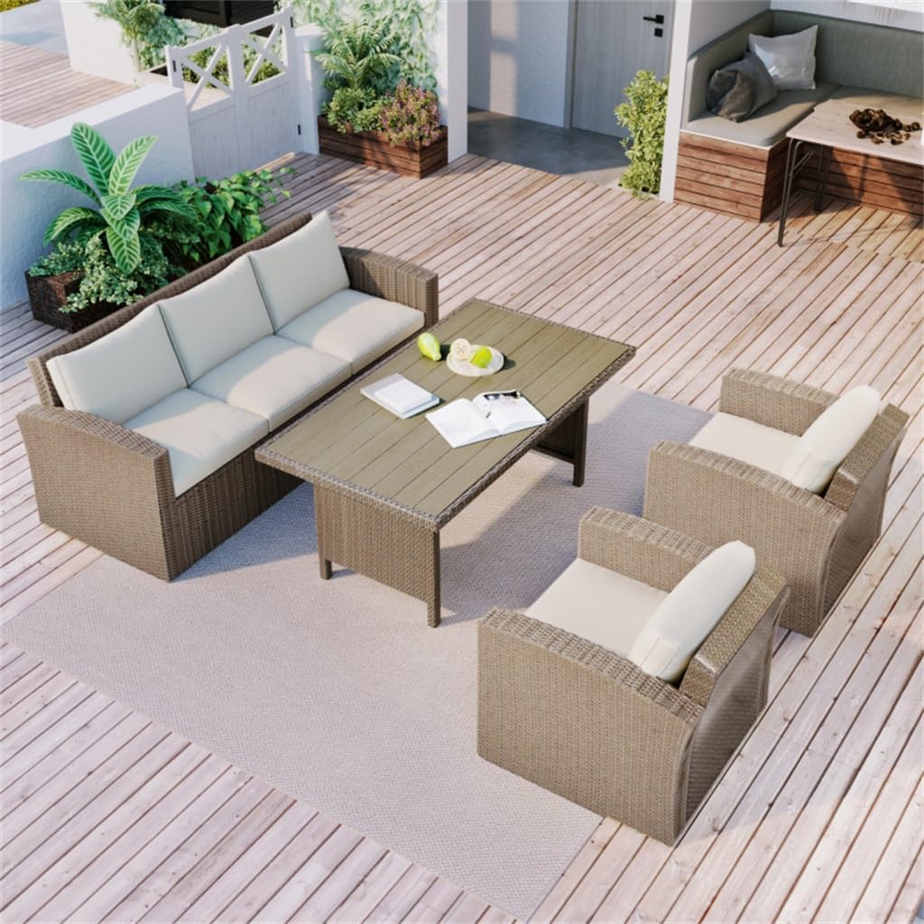 buy outdoor wicker conversation set,outdoor wicker sofa set worth it,best 4-piece patio furniture,wicker conversation set pros cons,should I buy a wicker patio set,wicker vs metal outdoor furniture unboxing and complete package contents