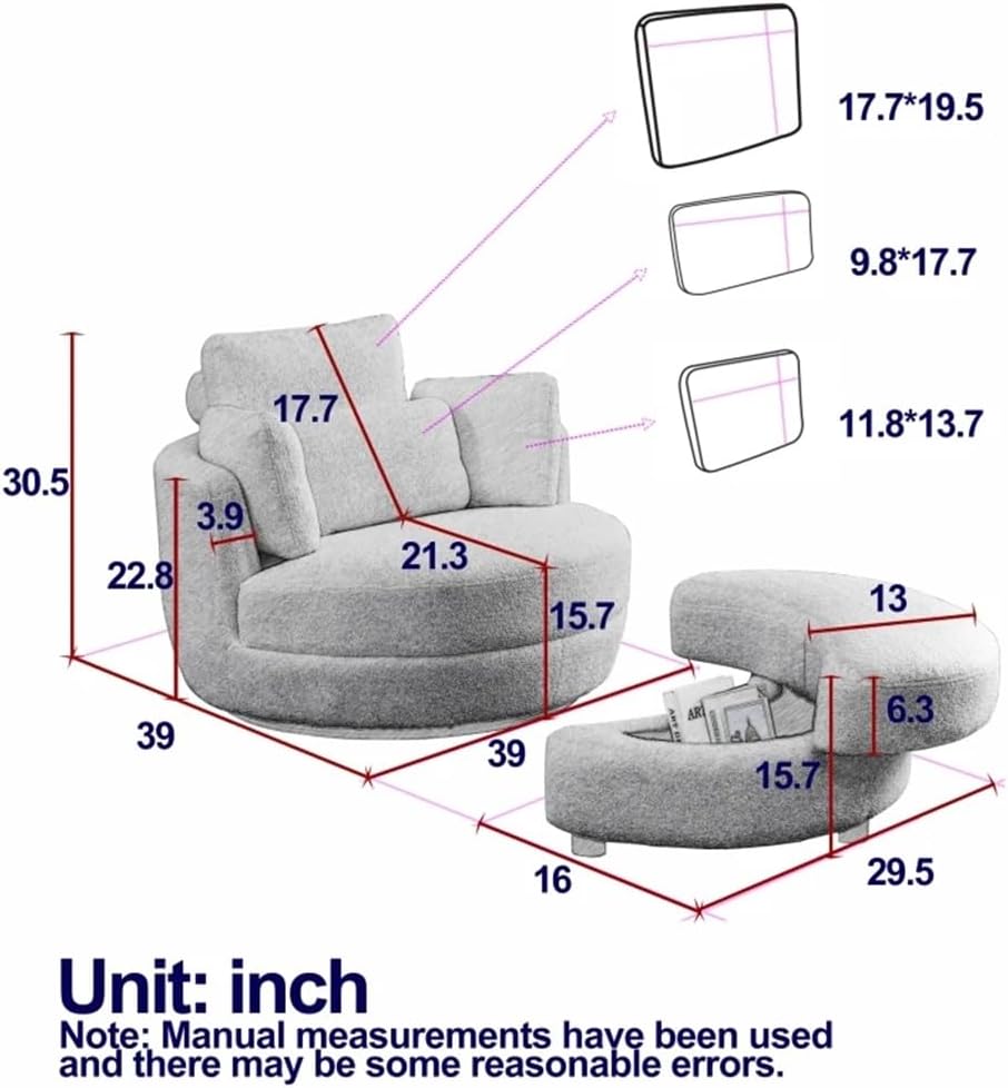 Step-by-step guide for buy oversized swivel chair with ottoman,oversized swivel chair worth buying,best swivel barrel chair,swivel chair with storage ottoman pros cons,should I buy a round swivel chair,oversized accent chair vs loveseat - complete tutorial
