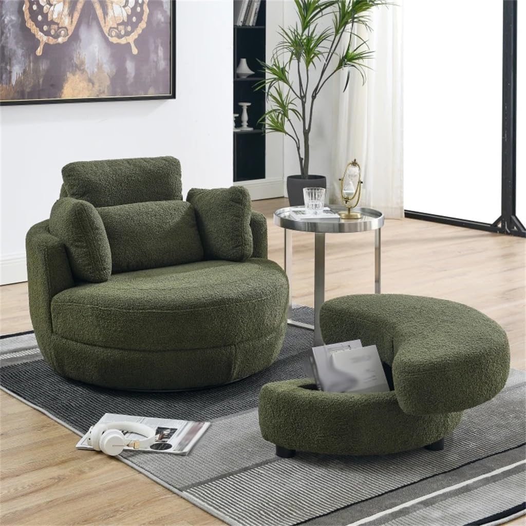 buy oversized swivel chair with ottoman,oversized swivel chair worth buying,best swivel barrel chair,swivel chair with storage ottoman pros cons,should I buy a round swivel chair,oversized accent chair vs loveseat performance testing and real-world results