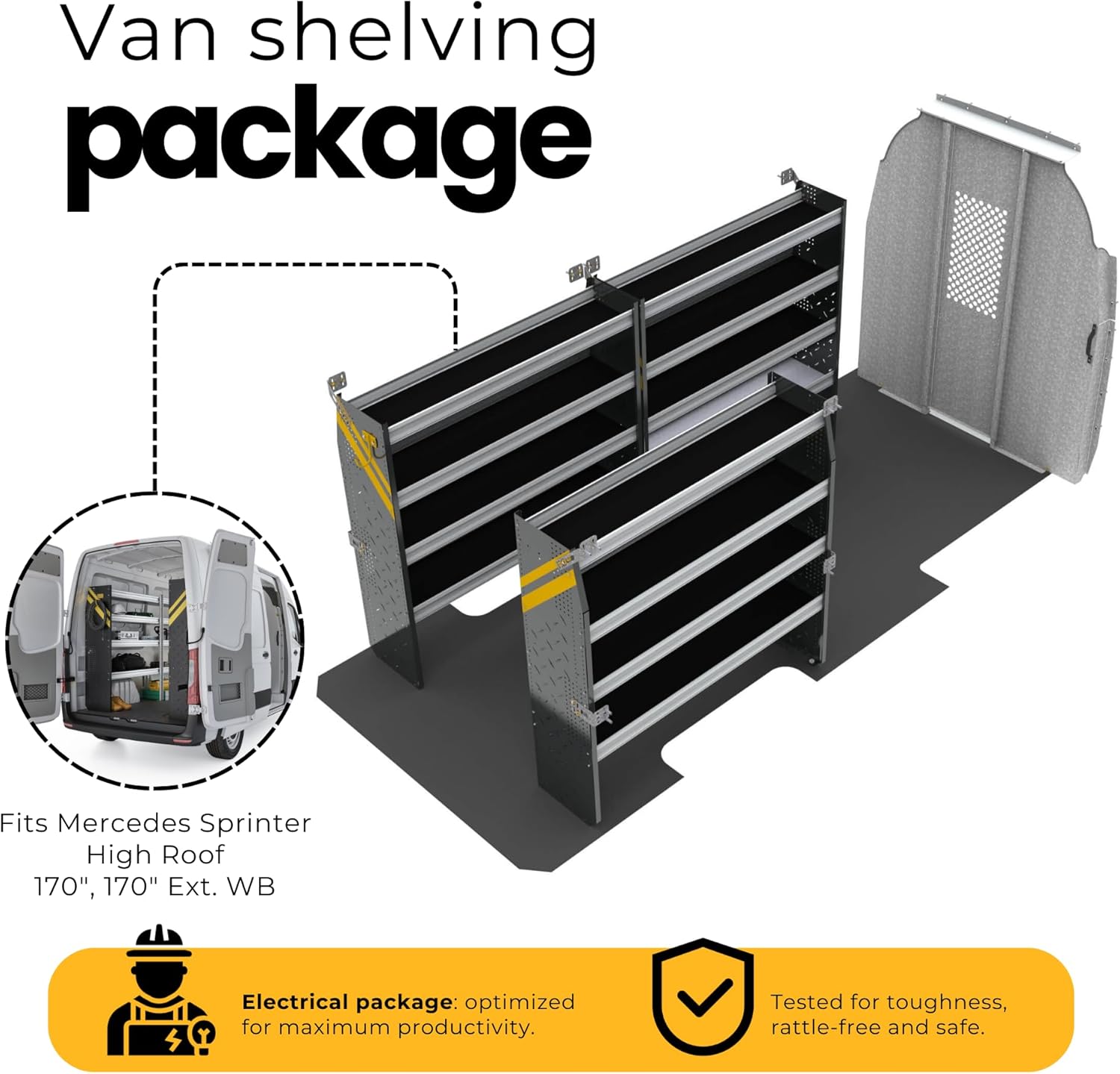 buy ranger design electrical package sprinter,mercedes sprinter 170 shelving kit,ranger design van shelving worth it,electrical van shelving pros cons,best sprinter van shelves for electricians,ranger design electrical kit vs alternatives unboxing and complete package contents