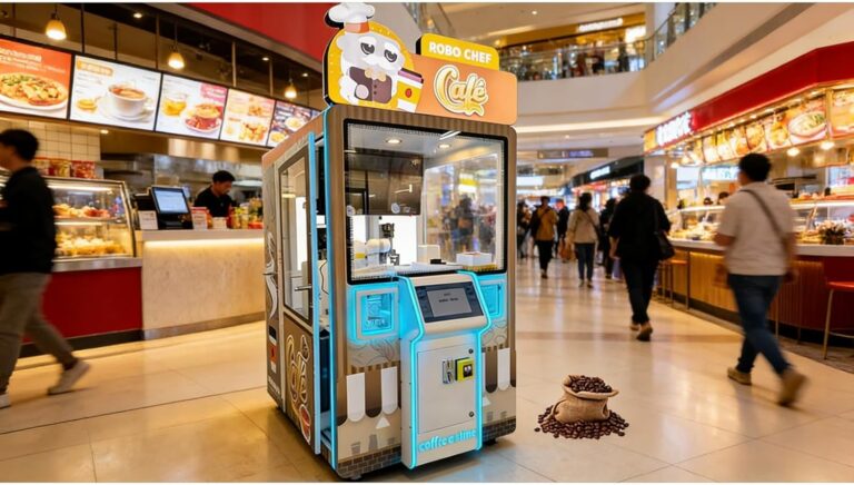 Image 1 of buy robotic coffee vending machine