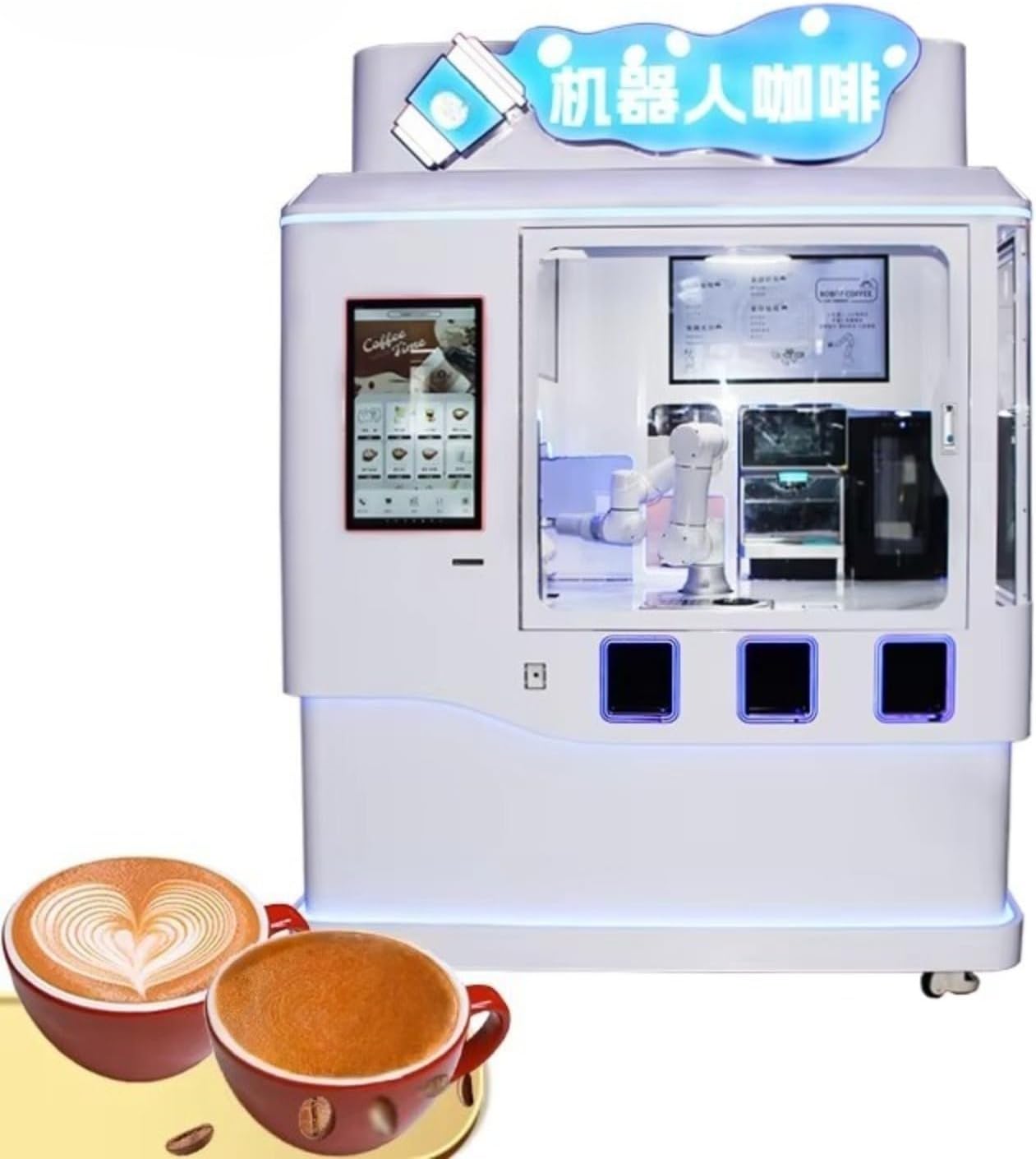 buy robotic coffee vending machine,robotic coffee machine worth buying,best commercial coffee robot,robotic pour over brewer pros cons,should I buy a coffee vending robot,coffee robot vs traditional machine unboxing and complete package contents