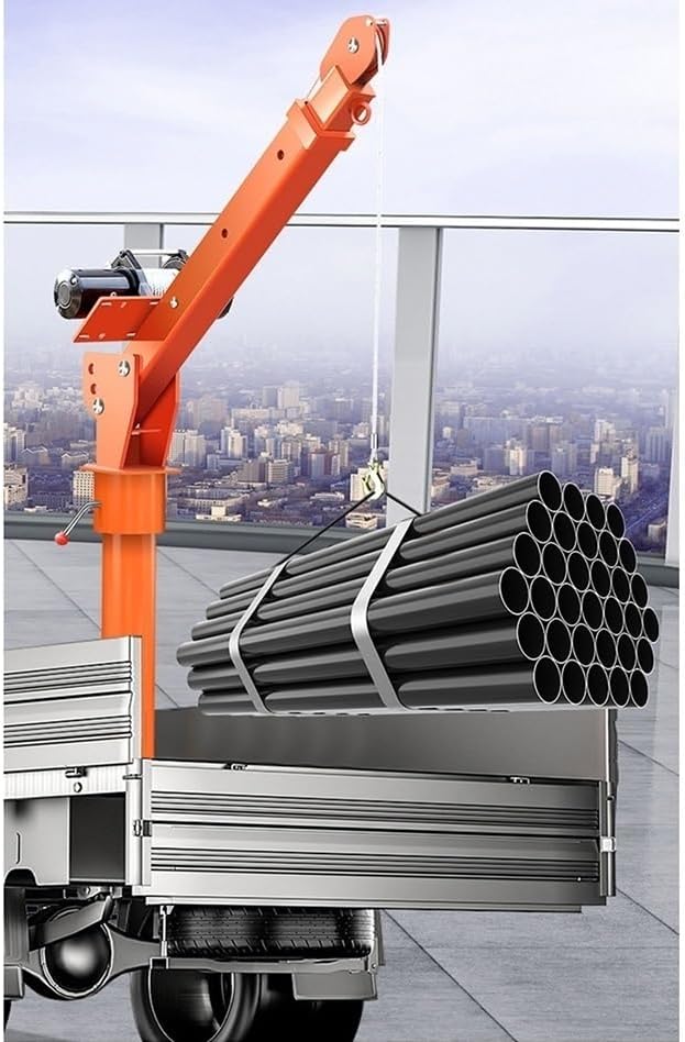 buy small truck mounted crane,small truck mounted crane pros cons,best electric hoist for truck,12v electric crane worth buying,household cantilever crane how to choose,truck mounted crane vs alternatives unboxing and complete package contents