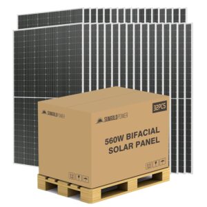 Image 1 of buy sungoldpower 560w bifacial solar panel