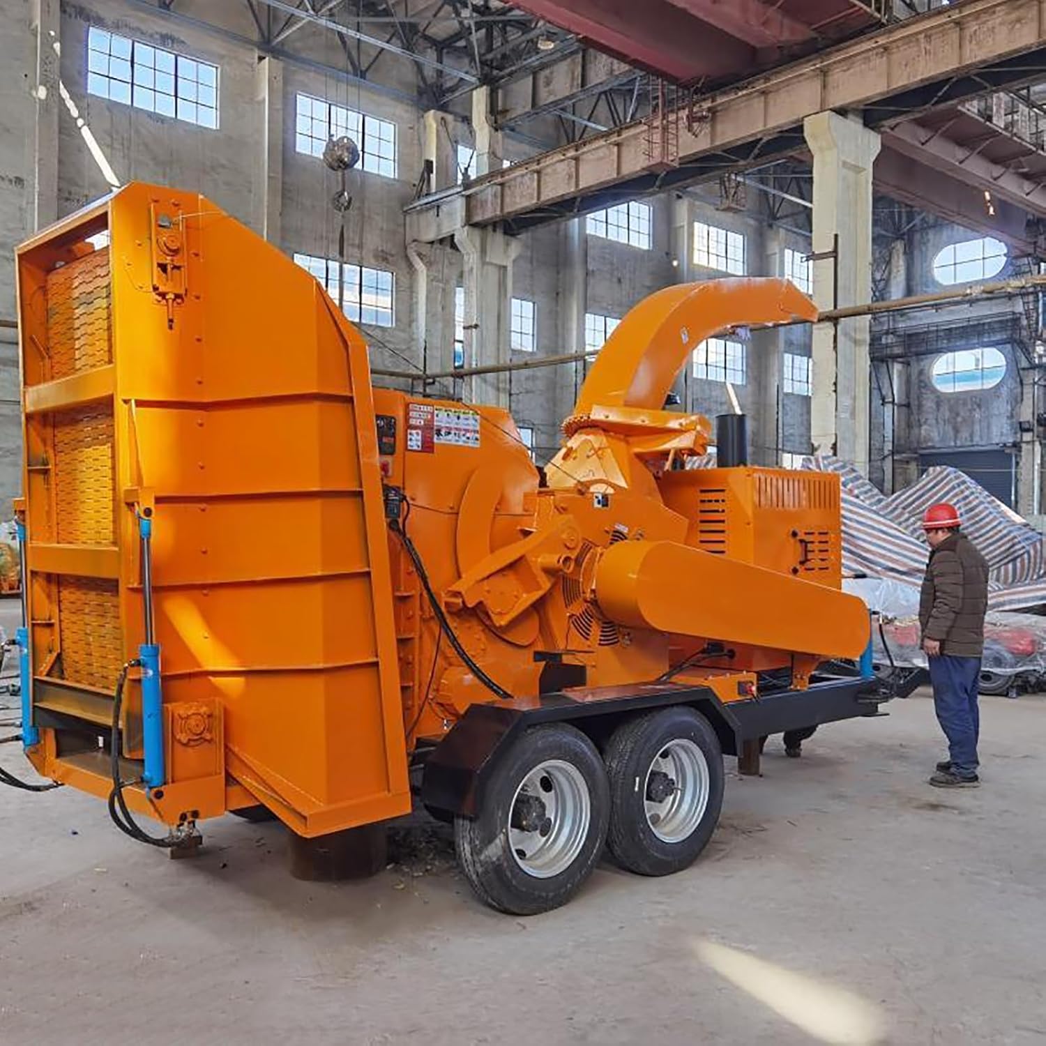 buy towable wood chipper shredder,towable wood chipper worth buying,best heavy duty wood chipper,wood chipper shredder pros cons,should I buy a towable chipper,towable chipper vs stationary unboxing and complete package contents