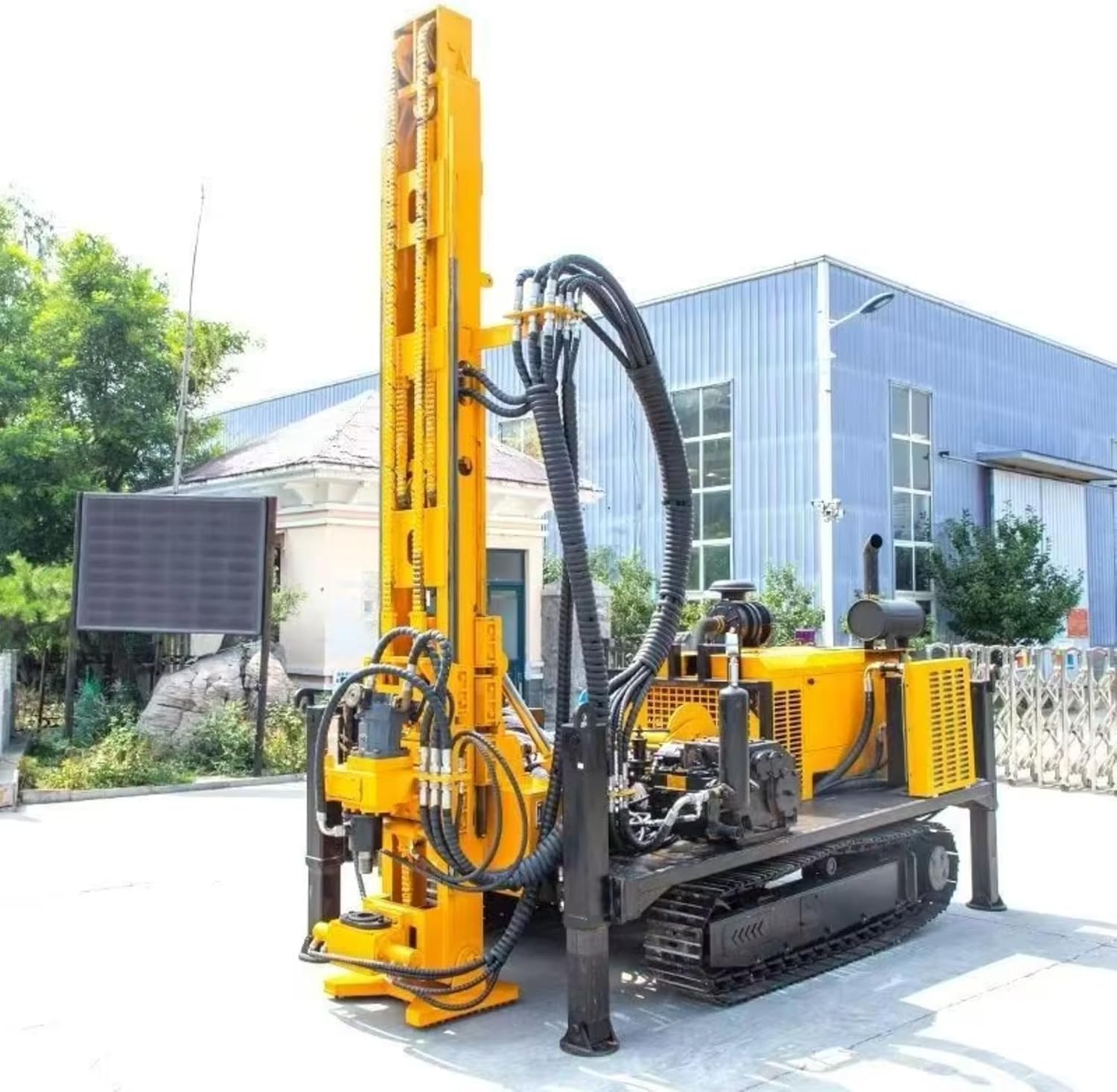 buy trailer mounted borehole drilling rig,trailer mounted drilling rig worth buying,best portable groundwater well drilling machine,tracked borehole drilling rig pros cons,hydraulic deep drilling equipment vs alternatives,should I buy a crawler water well drilling rig - detailed features and technical specifications