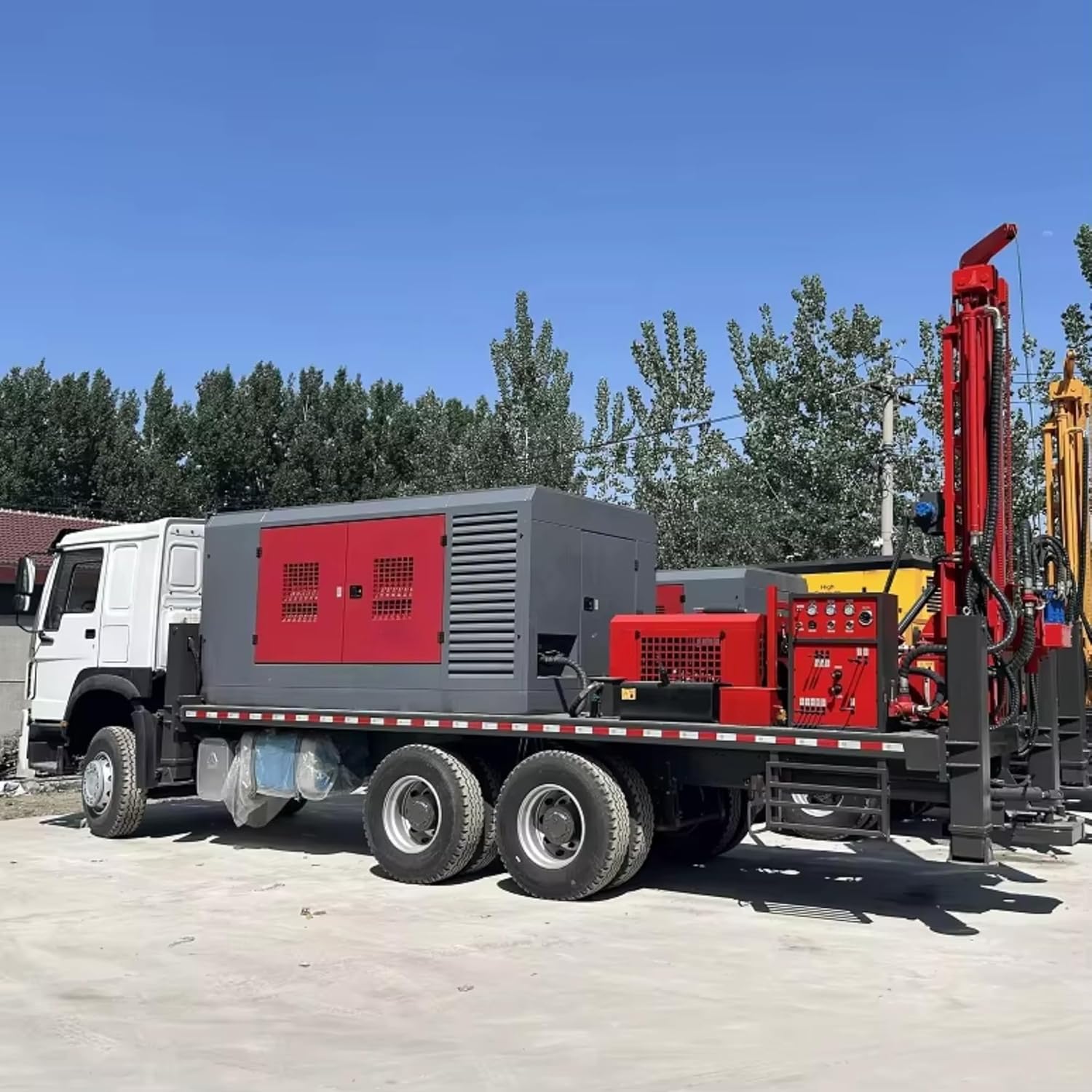 buy truck mounted drilling rig,truck mounted drilling rig worth it,best deep well drilling machine,hydraulic core drill pros cons,should I buy a tracked drilling rig,truck mounted vs trailer mounted drill unboxing and complete package contents