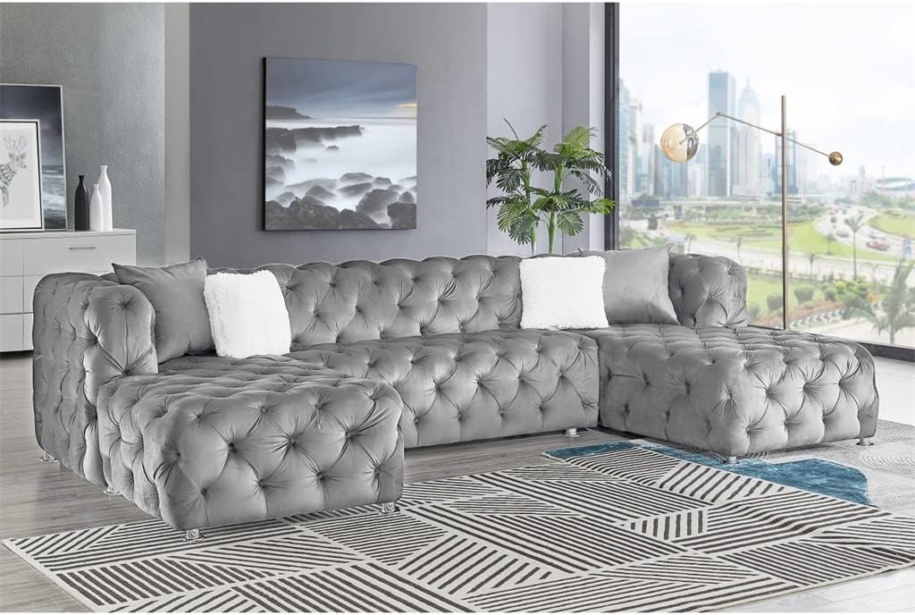 Buy U Shaped Modular Sofa: Honest Pros & Cons Analysis 2 buy u shaped modular sofa,u shaped sectional worth buying,best modular sofa for family,u shaped sofa pros cons,should I buy a modular sectional,velvet sectional vs alternatives unboxing and complete package contents