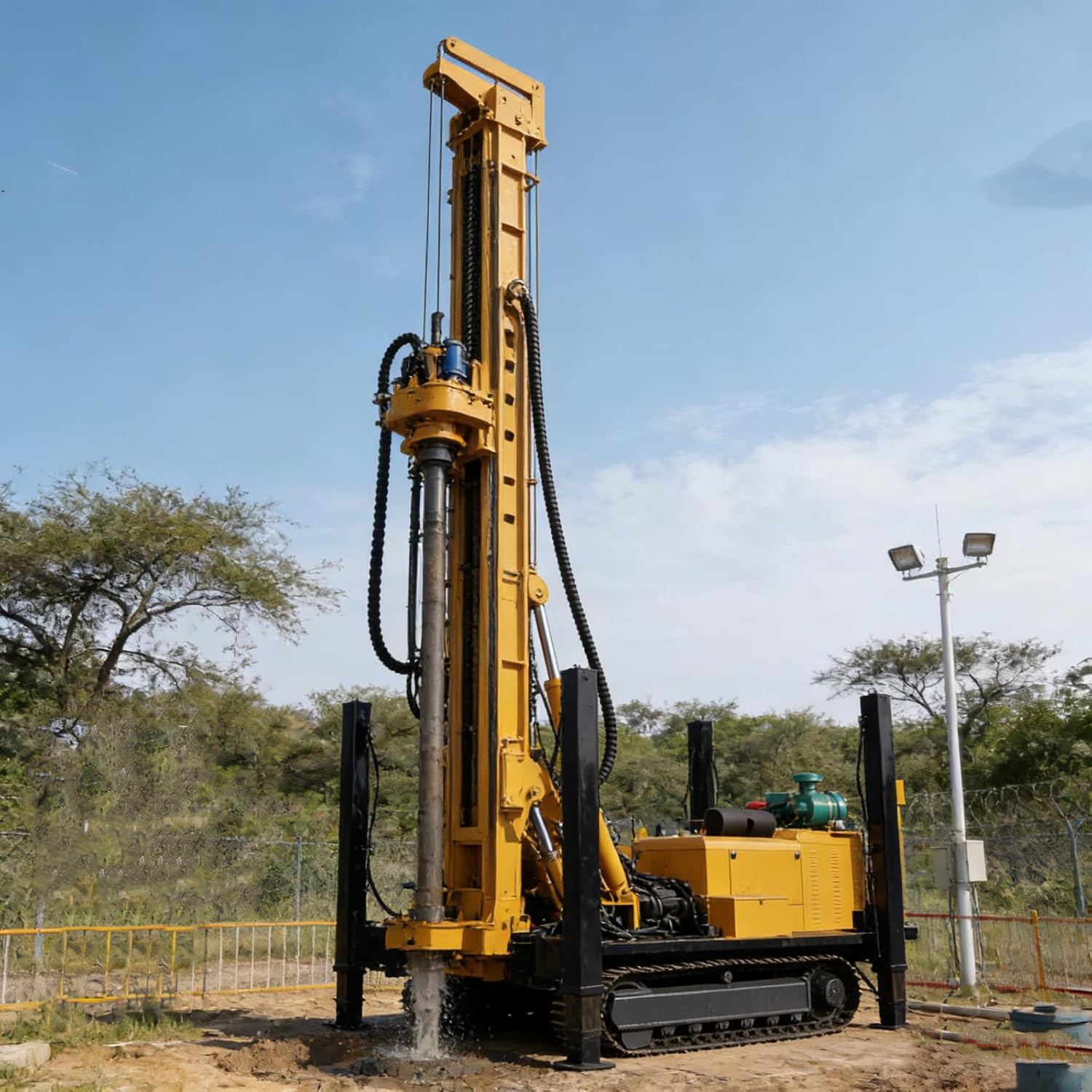 Buy Water Well Drilling Machine: Honest Pros & Cons Analysis 1 Detailed view of the buy water well drilling machine,water well drilling machine worth it,best well drilling machine for farms,water well drilling machine pros cons,water well drilling machine vs alternatives,should I buy a water well drilling machine showing its heavy-duty motor and frame