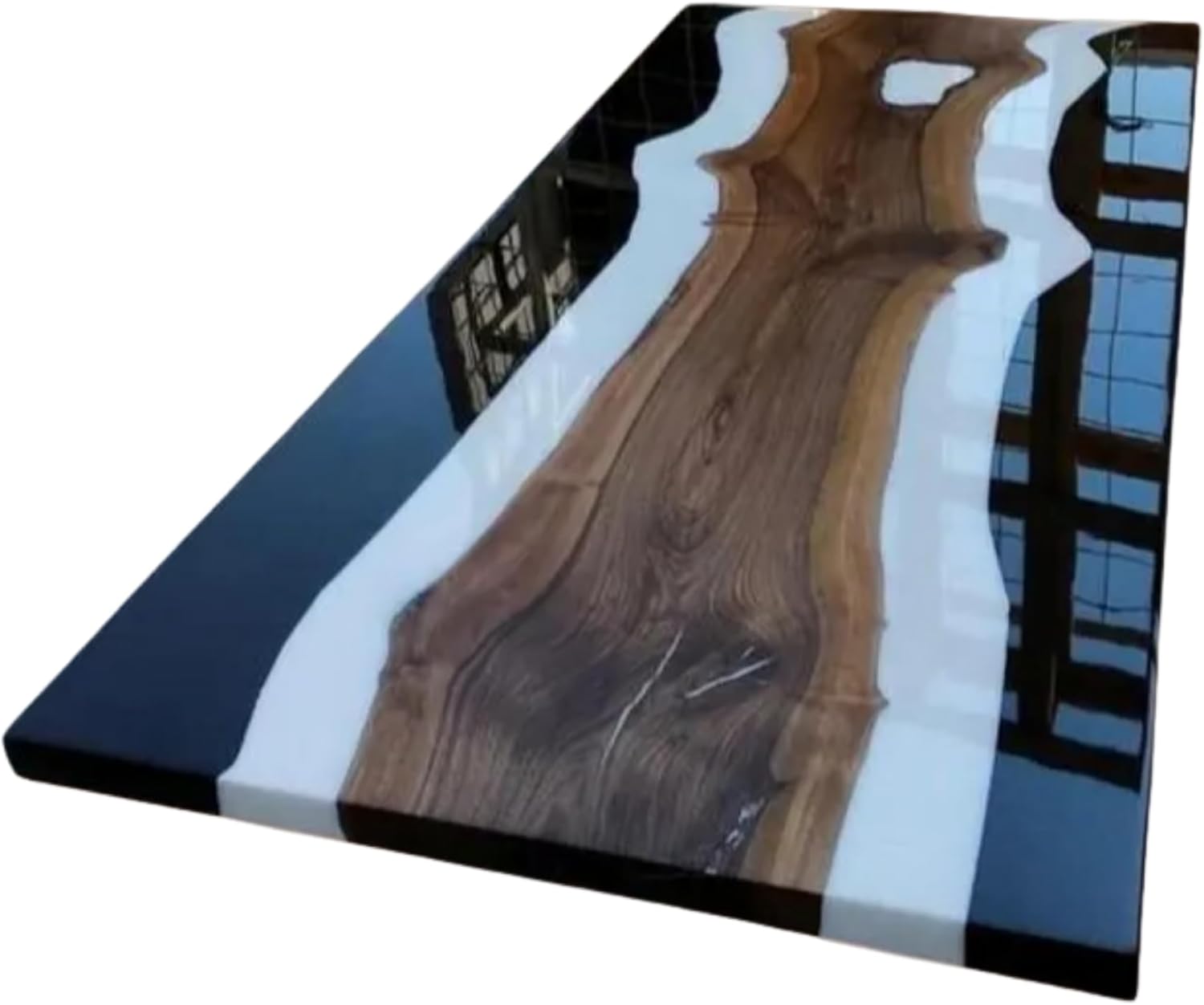 buy waterfall black white table,waterfall table worth buying,black white epoxy table pros cons,best custom river table,should I buy a resin coffee table,waterfall table vs live edge - detailed features and technical specifications