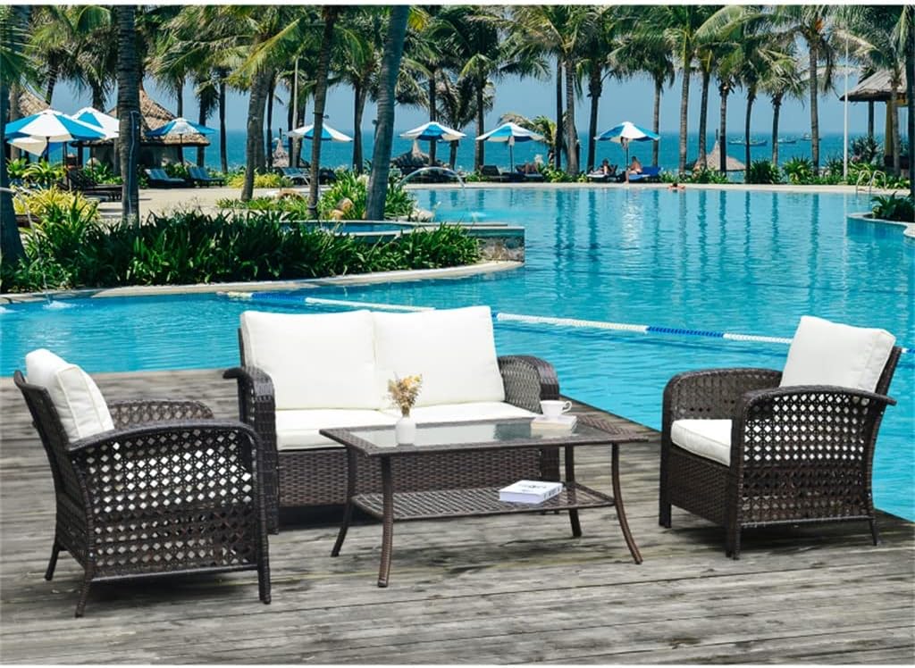 buy wicker patio furniture set,wicker patio set worth buying,best outdoor wicker furniture,wicker rattan set pros cons,should I buy a wicker patio set,wicker furniture set vs alternatives unboxing and complete package contents