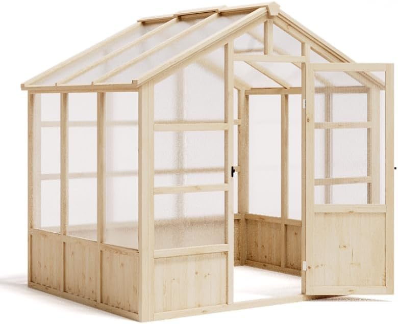 buy wooden polycarbonate greenhouse,wooden greenhouse worth buying,wood vs aluminum greenhouse,polycarbonate greenhouse pros cons,best wooden greenhouse for backyard,should I buy a wooden greenhouse unboxing and complete package contents