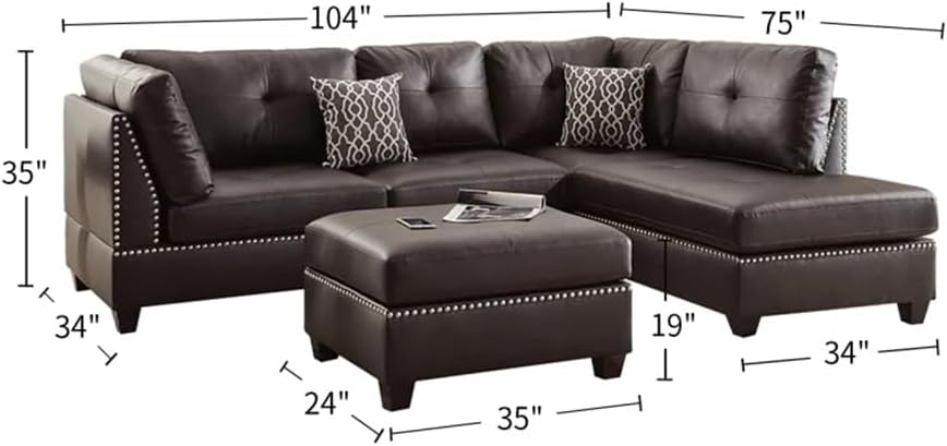 Step-by-step guide for faux leather reversible sectional sofa,modular sectional sofa worth buying,faux leather sectional pros cons,YMGSCC sectional honest opinion,reversible sectional vs alternatives,should I buy a modular sofa - complete tutorial