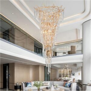 Image 1 of grand hall crystal chandelier worth it