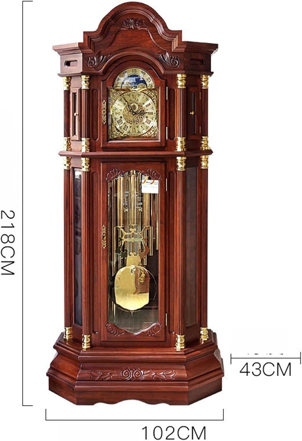 grandfather floor clock worth buying,should I buy a grandfather clock,grandfather clock pros and cons,best floor standing clock,XJOYSL7921 clock honest,grandfather clock vs wall clock unboxing and complete package contents