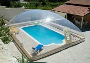 Image 1 of inflatable pool dome tent worth it