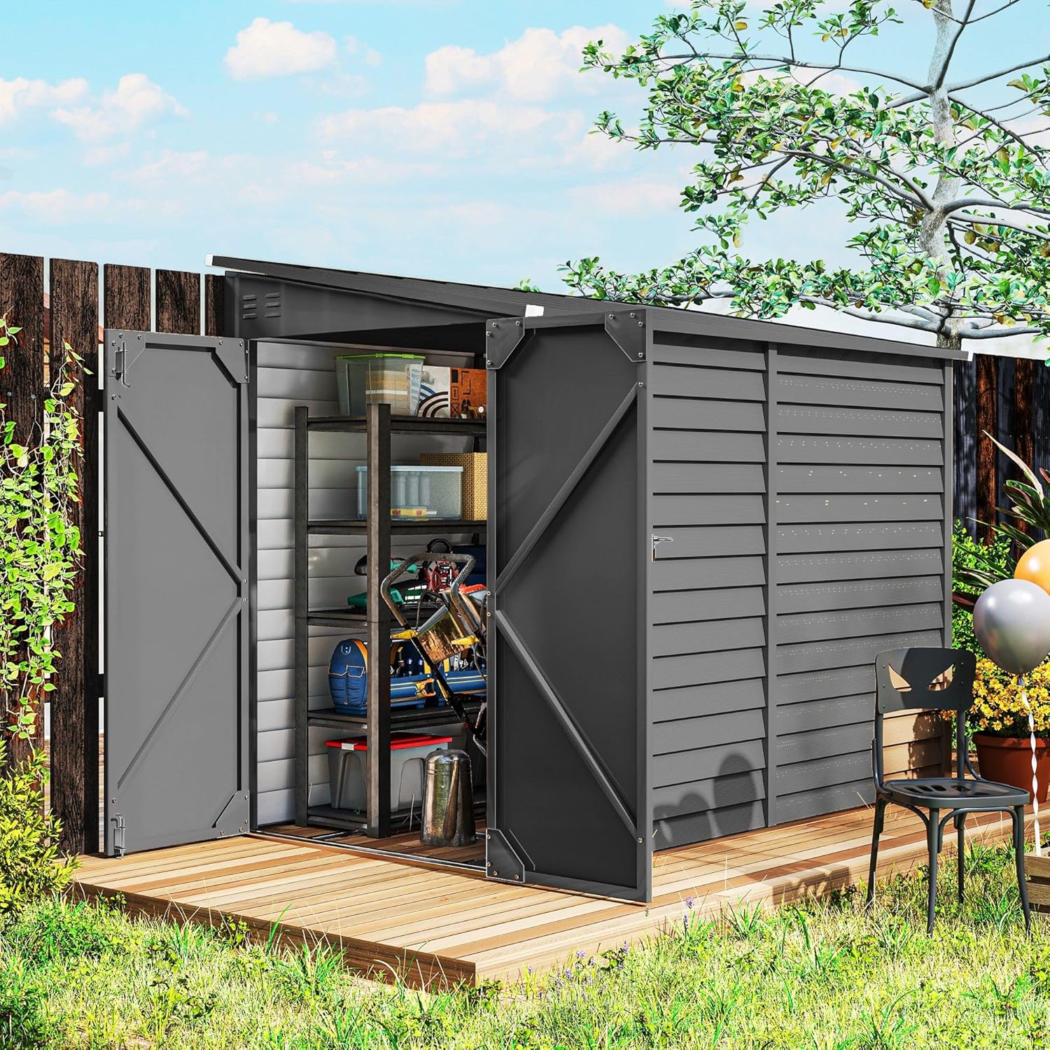 lean-to metal shed worth buying,should I buy a lean-to metal shed,lean-to metal shed pros cons,best lean-to metal storage building,lean-to shed vs freestanding shed,LMJITDS metal shed honest unboxing and complete package contents