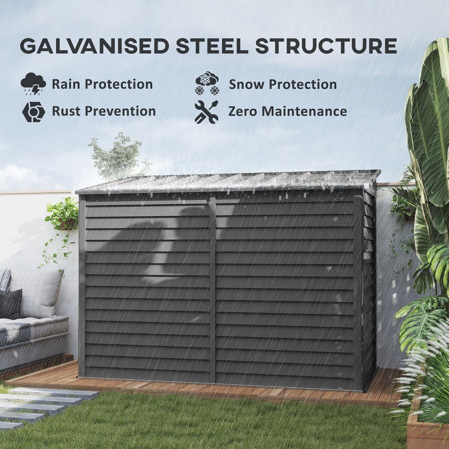 lean-to metal shed worth buying,should I buy a lean-to metal shed,lean-to metal shed pros cons,best lean-to metal storage building,lean-to shed vs freestanding shed,LMJITDS metal shed honest performance testing and real-world results