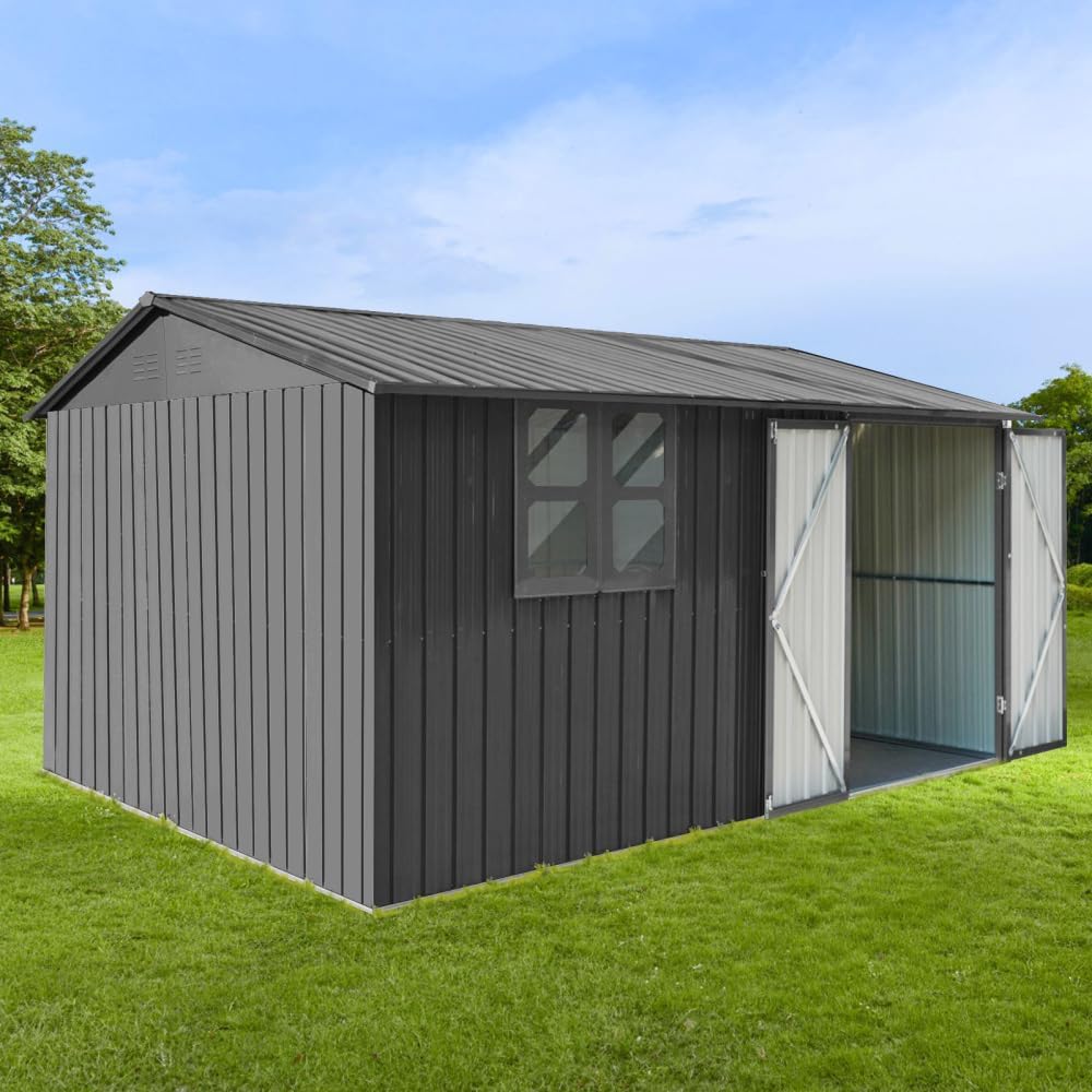 metal garden shed worth buying,should I buy a metal garden shed,metal garden shed pros cons,best metal garden shed with window,callmego metal shed honest,metal shed vs wood shed - detailed features and technical specifications