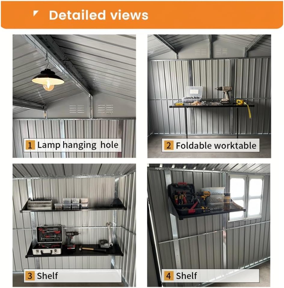 metal garden shed worth buying,should I buy a metal garden shed,metal garden shed pros cons,best metal garden shed with window,callmego metal shed honest,metal shed vs wood shed unboxing and complete package contents