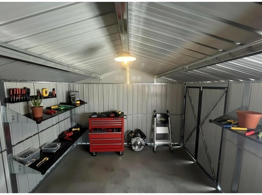 metal garden shed worth buying,should I buy a metal garden shed,metal garden shed pros cons,best metal garden shed with window,callmego metal shed honest,metal shed vs wood shed performance testing and real-world results