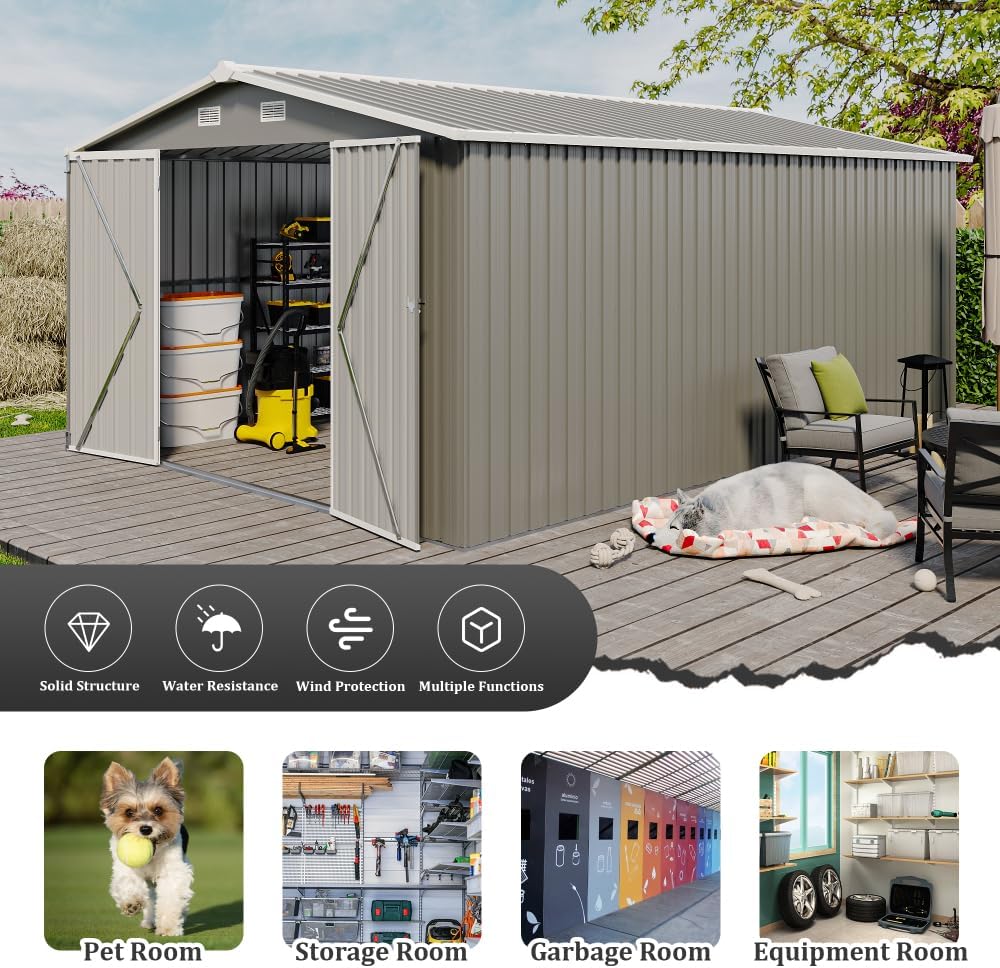 metal storage shed worth buying,should I buy a metal shed,metal shed pros and cons,best metal storage shed,CallMeGo shed honest opinion,metal shed vs wood shed unboxing and complete package contents