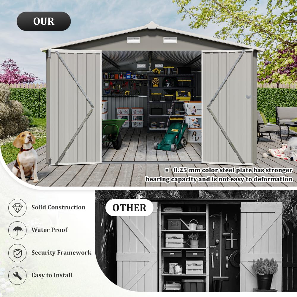 metal storage shed worth buying,should I buy a metal shed,metal shed pros and cons,best metal storage shed,CallMeGo shed honest opinion,metal shed vs wood shed performance testing and real-world results