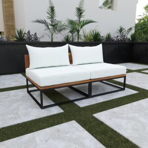 Image 1 of modular outdoor loveseat worth buying