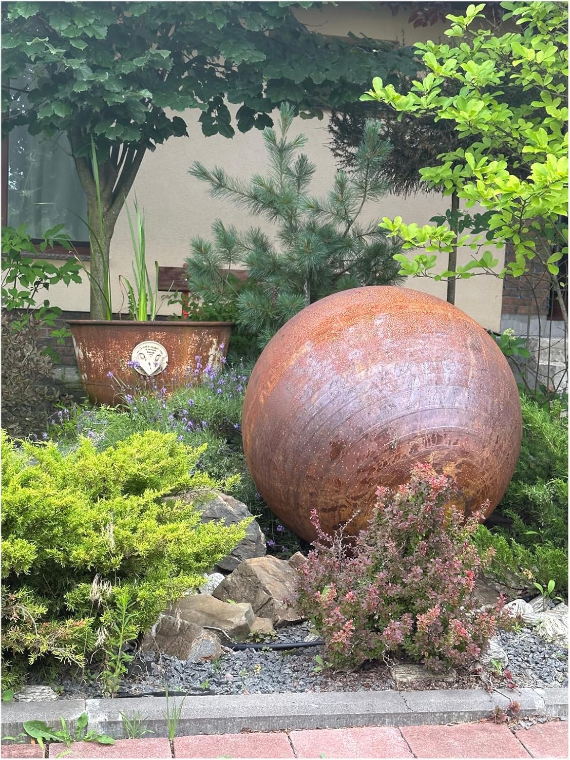 rusty metal garden sphere worth buying,should I buy a rusty metal garden sphere,rusty metal garden sphere pros cons,best large outdoor garden sphere,rusty garden sphere vs alternatives,large zen ball sculpture honest performance testing and real-world results