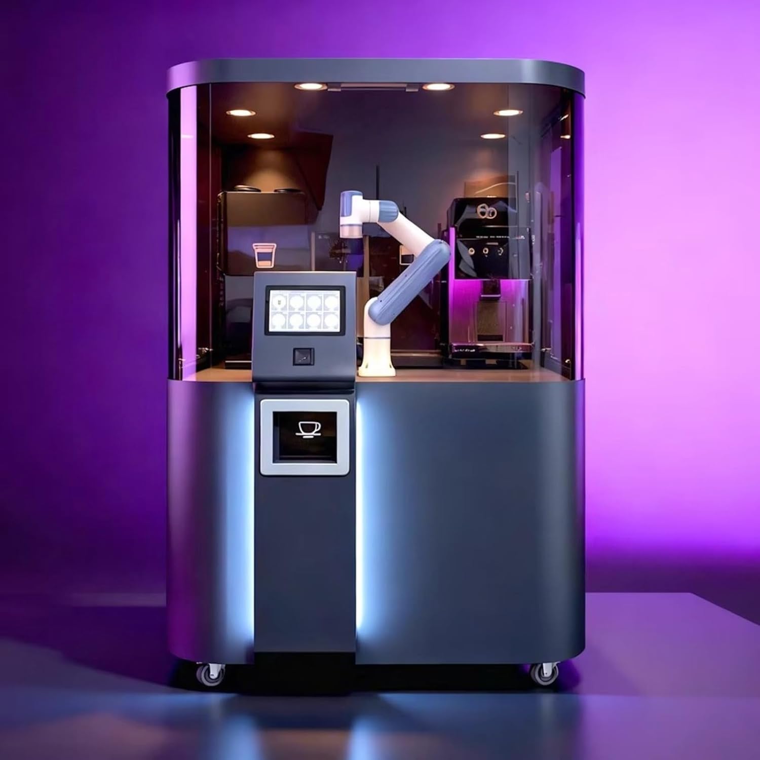 smart coffee vending robot worth it,should I buy a coffee vending robot,coffee vending robot pros cons,best commercial coffee vending machine,coffee robot vs traditional machine,smart coffee vending machine worth buying unboxing and complete package contents