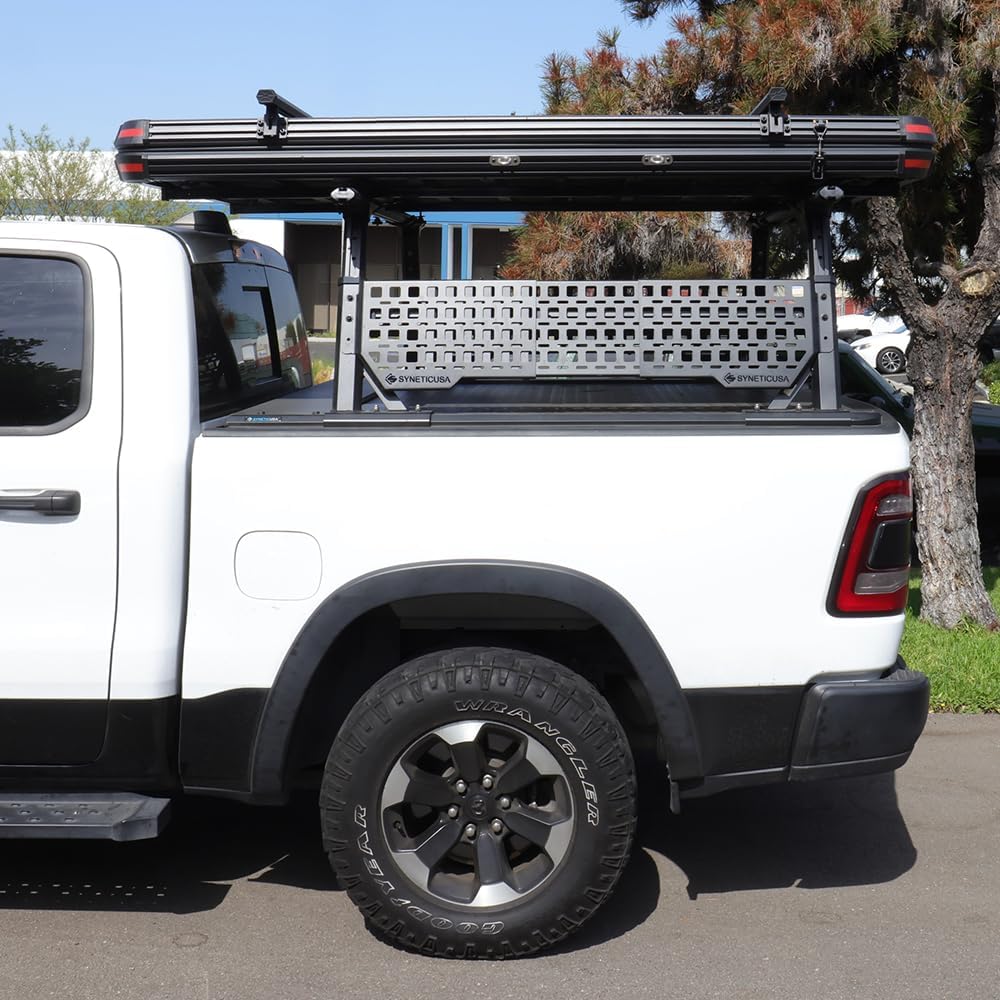 syneticusa retractable hard tonneau cover with tent for ford super duty,best retractable tonneau cover with rack and tent for ford f-250,syneticusa truck bed cover with rooftop tent pros and cons,ford super duty retractable cover with molle panel,should i buy syneticusa overland truck bed system,syneticusa retractable cover vs bakflip for f-350 performance testing and real-world results