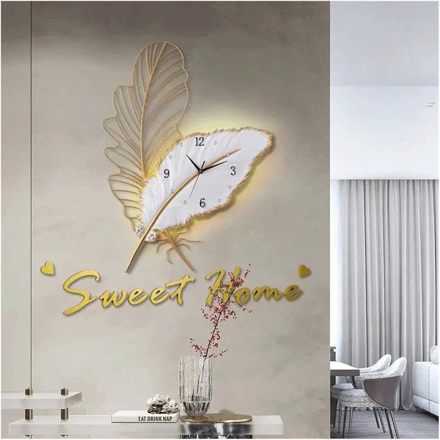 wall lamp clock worth buying,should I buy a wall lamp clock,wall lamp clock pros and cons,best decorative wall clock lamp,wall lamp clock vs regular clock,CHTEMKSJ wall lamp honest unboxing and complete package contents