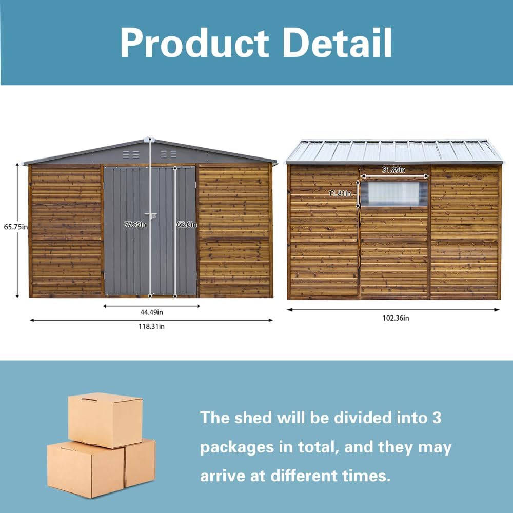 wood metal tool shed worth buying,should I buy a wood metal shed,wood metal shed pros cons,best tool shed for workshop,wood metal shed vs all wood,callmego tool shed honest unboxing and complete package contents